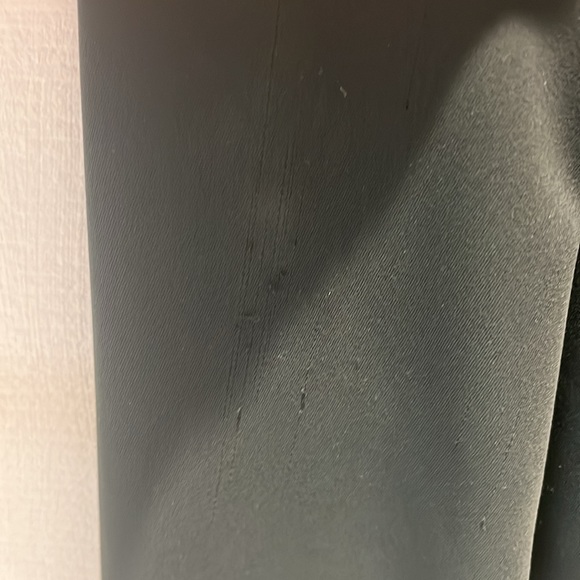 Formal forest green dress with slit and open back - Picture 5 of 5